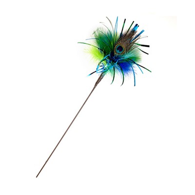 Go Cat Peacock Sparkler 逗貓棒｜Go Cat 美國手工逗貓棒及貓玩具 TNPets HK