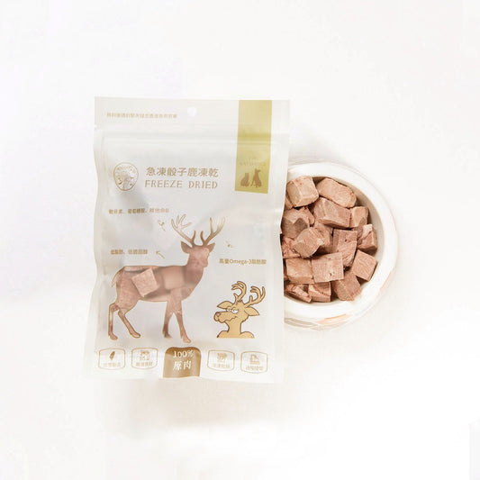 派庫廚房 骰子鹿凍乾寵物小食 40g