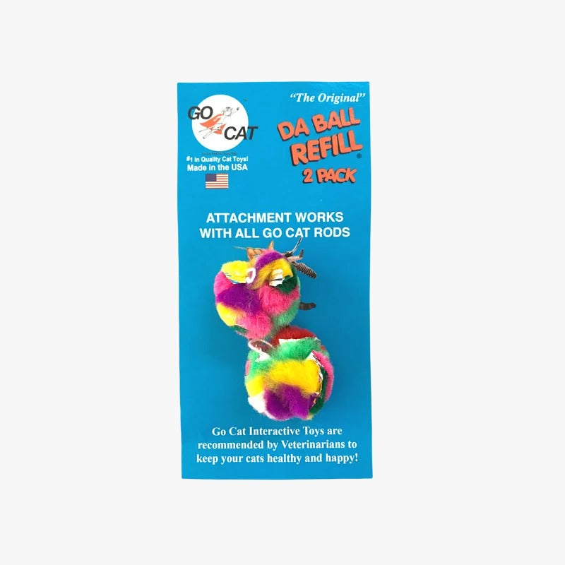 Go Cat Da Ball Refill 2-Pack 替換頭｜Go Cat 逗貓棒替換頭 TNPets HK